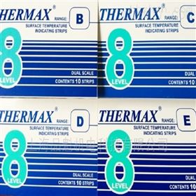 英国THERMAX 6格感温贴纸|温度纸