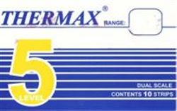 英国THERMAX 5格感温贴纸|温度纸